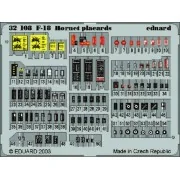 F-18 Hornet placards, 1/32 - Eduard Accessories 32508