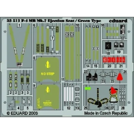F-4 Phantom II ejectin seat/green type für Tamiya Bausatz, 1/32 - E...