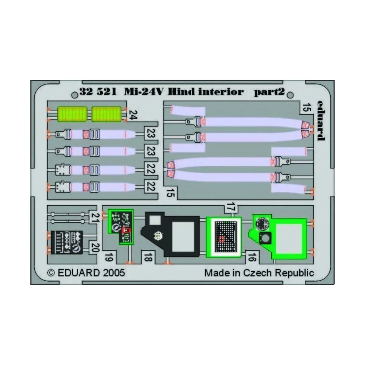 Mi-24V Hind - Eduard Accessories 32521
