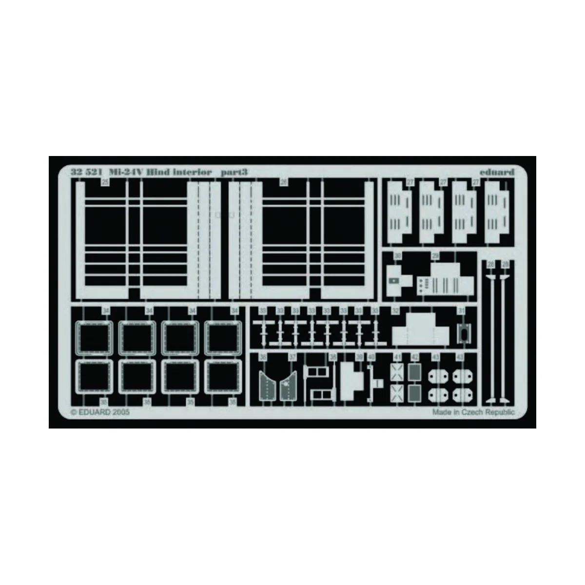 Mi-24V Hind, 1/35 - Eduard Accessories 32521
