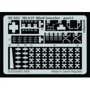 Mi-24V Hind, 1/35 - Eduard Accessories 32521