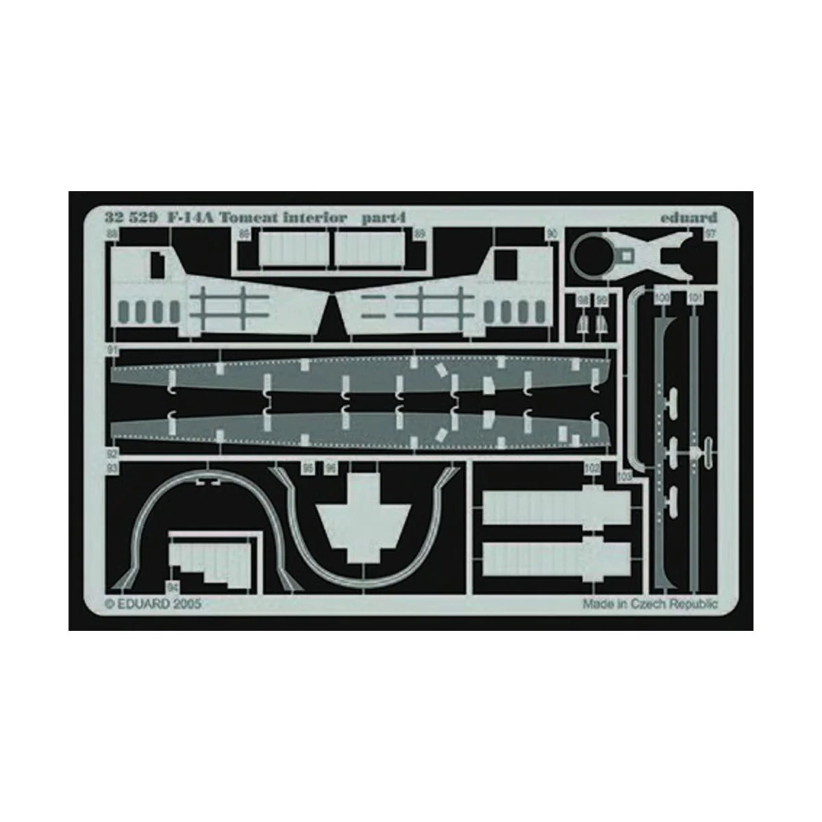 F-14A Tomcat interior für Tamiya-Bausatz, 1/32 - Eduard Accessories... F-14A Tomcat interior für Tamiya-Bausatz, 1/32 - Eduard Accessories...