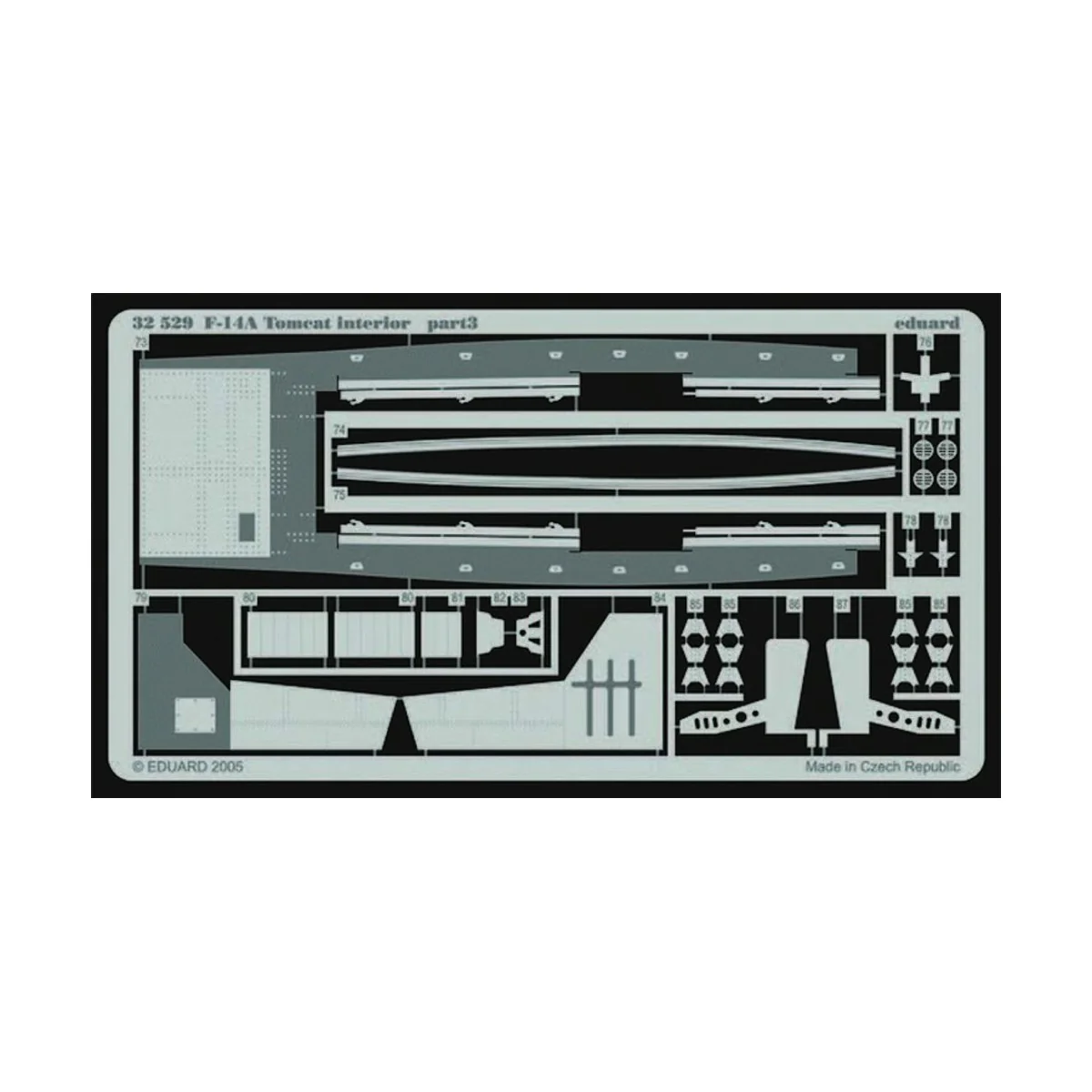 F-14A Tomcat interior für Tamiya-Bausatz, 1/32 - Eduard Accessories... F-14A Tomcat interior für Tamiya-Bausatz, 1/32 - Eduard Accessories...