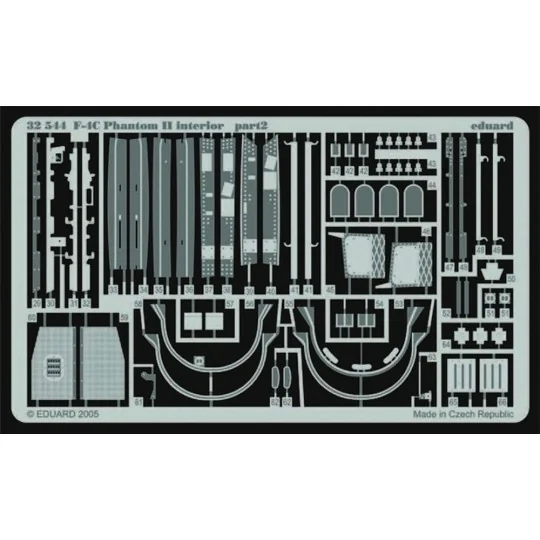 F-4C Phantom II interior für Tamiya Bausatz, 1/32 - Eduard Accessor... F-4C Phantom II interior für Tamiya Bausatz, 1/32 - Eduard Accessor...