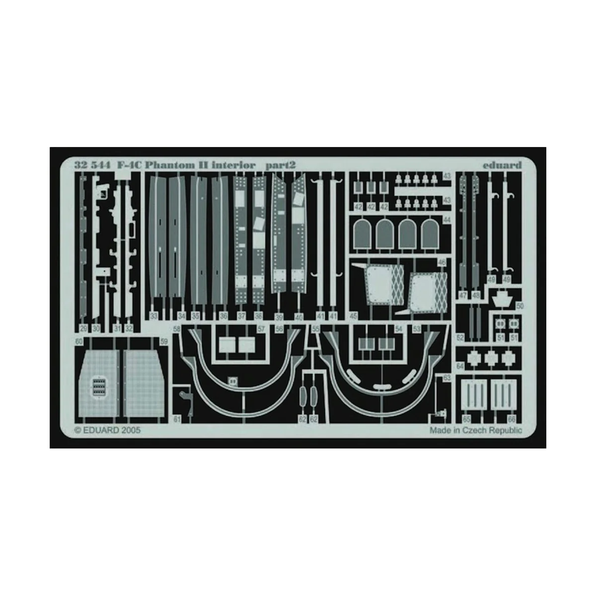 F-4C Phantom II interior für Tamiya Bausatz, 1/32 - Eduard Accessor... F-4C Phantom II interior für Tamiya Bausatz, 1/32 - Eduard Accessor...