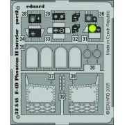 F-4D Phantom II interior für Tamiya Bausatz - Eduard Accessories 32545