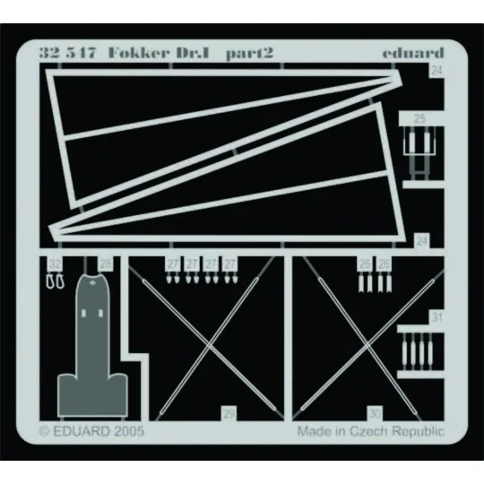 Fokker Dr. I, 1/32 - Eduard Accessories 32547