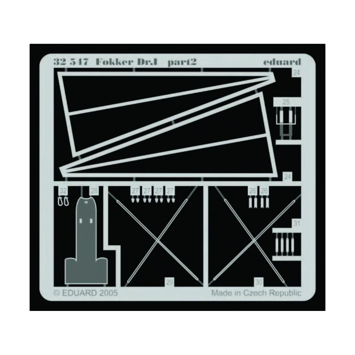 Fokker Dr. I, 1/32 - Eduard Accessories 32547