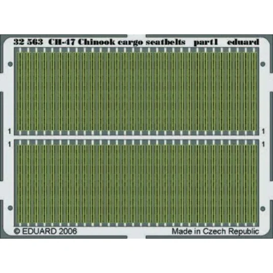 CH-47 Chinook cargo seatbelts für Trumpeter Bausatz, 1/35 - Eduard ...