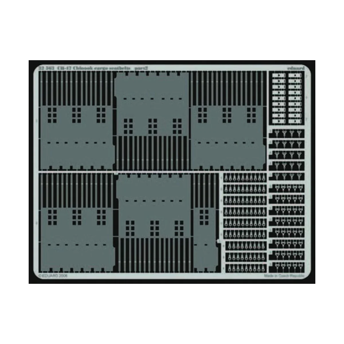 CH-47 Chinook cargo seatbelts für Trumpeter Bausatz - Eduard Access...