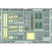 Ju 87G Stuka seatbelts für Hasegawa Bausatz - Eduard Accessories 32564