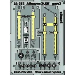 Albatros D.III Für Roden Bausatz, 1/32 - Eduard Accessories 32583