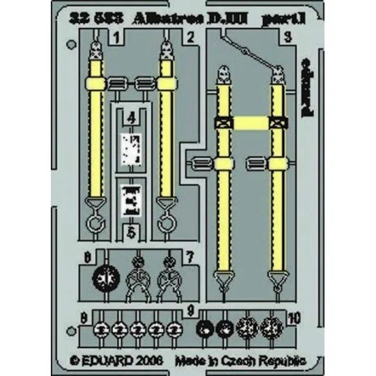 Albatros D.III Für Roden Bausatz - Eduard Accessories 32583