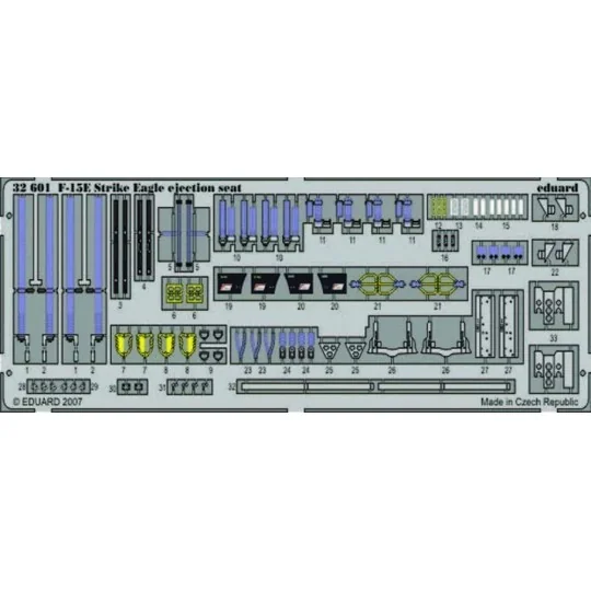F-15E Strike Eagle ejection seat für Tamiya-Bausatz - Eduard Access...