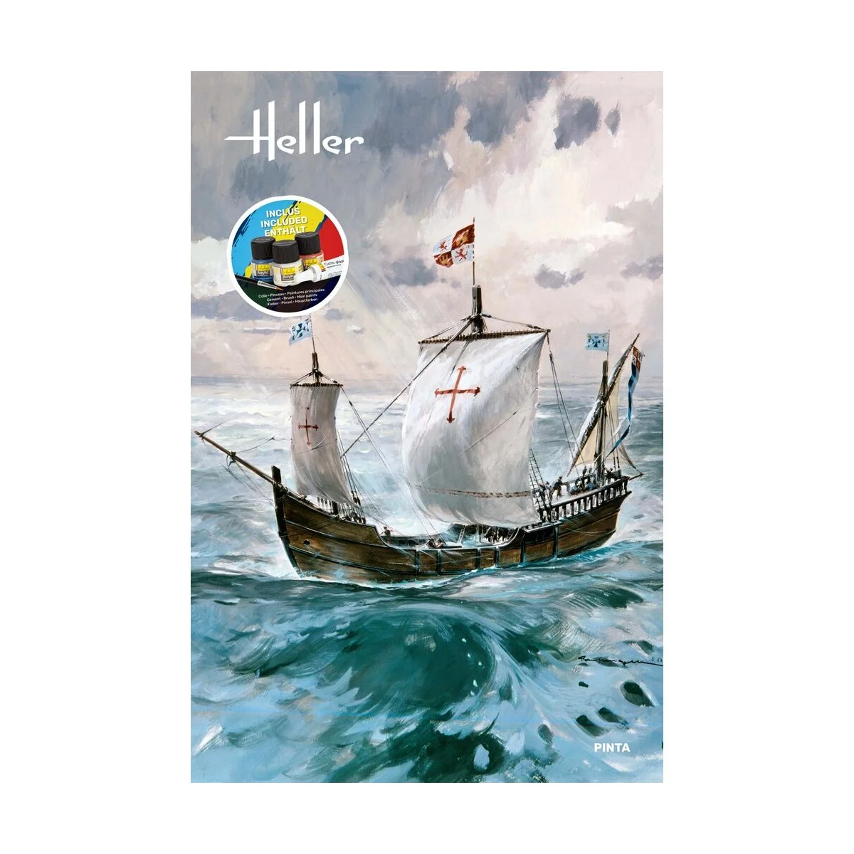 STARTER KIT Pinta, 1/75 - Heller 56816 STARTER KIT Pinta, 1/75 - Heller 56816