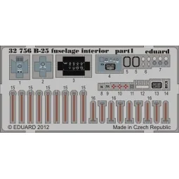 B-25 fuselage interior for HK Models, 1/32 - Eduard Accessories 32756