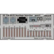 B-25 fuselage interior for HK Models, 1/32 - Eduard Accessories 32756