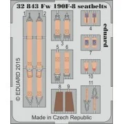 Fw 190F-8 seatbelts for Revell, 1/32 - Eduard Accessories 32843
