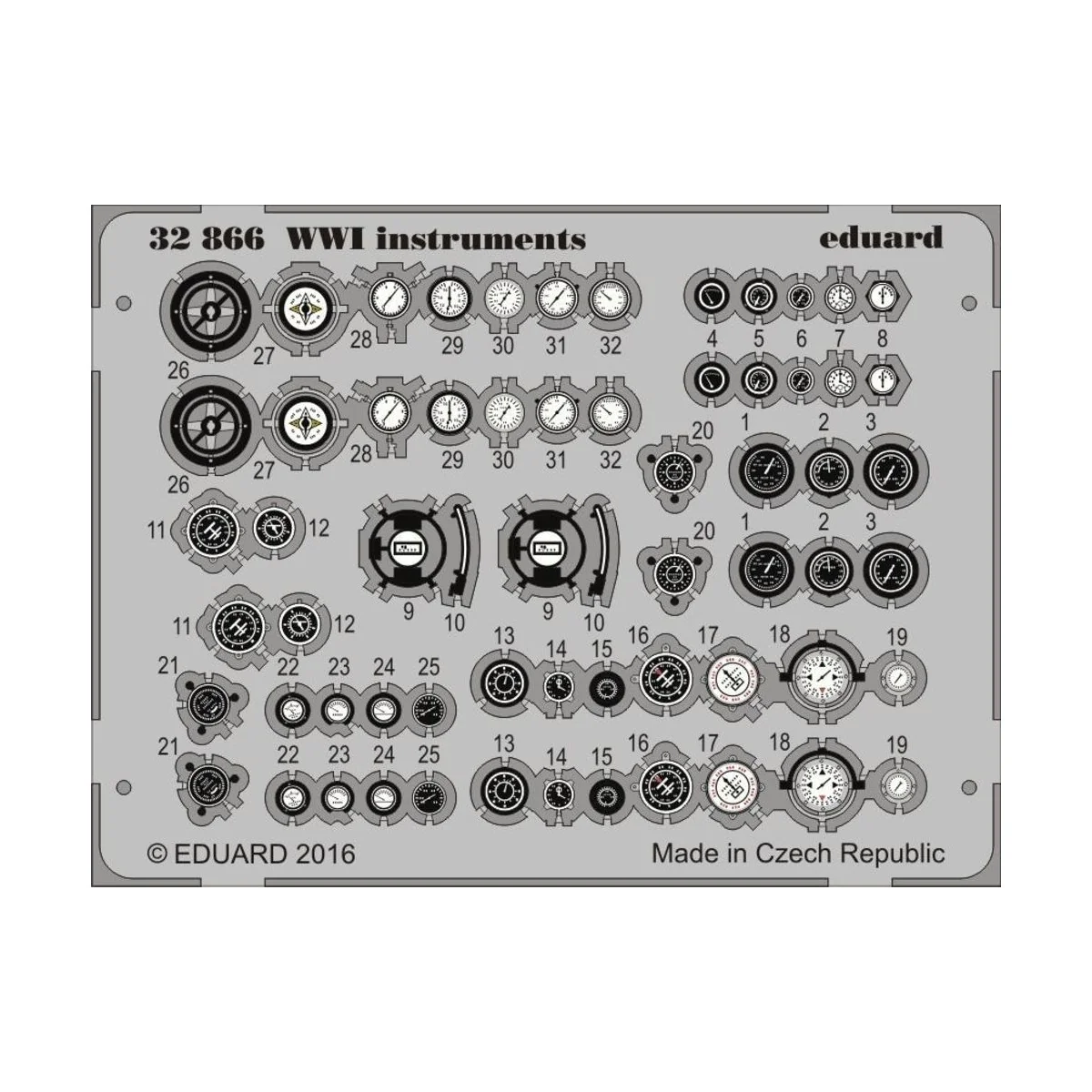 WWI instruments - Eduard Accessories 32866