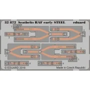 Seatbelts RAF early STEEL - Eduard Accessories 32872