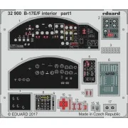 B-17E/F interior for HKM, 1/32 - Eduard Accessories 32900 B-17E/F interior for HKM, 1/32 - Eduard Accessories 32900