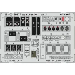 B-17F waist section for HKM - Eduard Accessories 32903