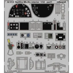 Spitfire Mk.IXc interior for Revell - Eduard Accessories 32912