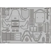 Spitfire Mk.IXc interior for Revell - Eduard Accessories 32912