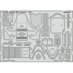 Spitfire Mk.II interior for Revell - Eduard Accessories 32936