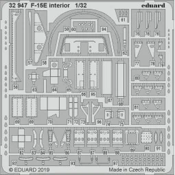F-15E interior for Tamiya, 1/32 - Eduard Accessories 32947
