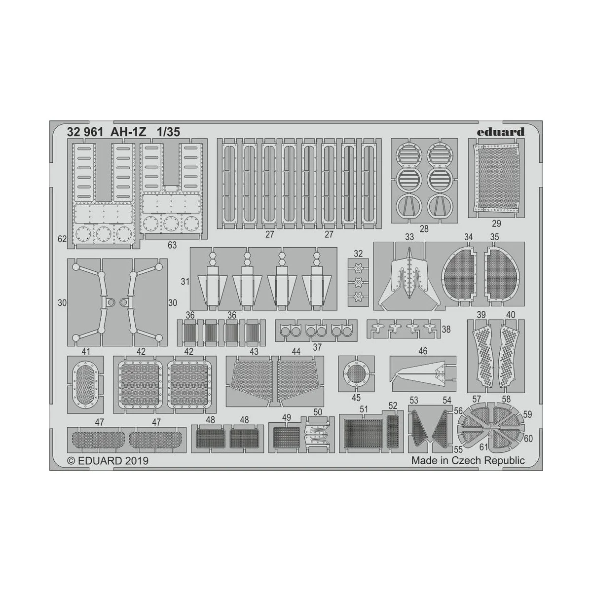 AH-1Z for Academy, 1/35 - Eduard Accessories 32961