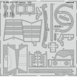 F/A-18F interior, for REVELL - Eduard Accessories 32992
