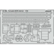 Tornado ECR interior for ITALERI, 1/32 - Eduard Accessories 32994