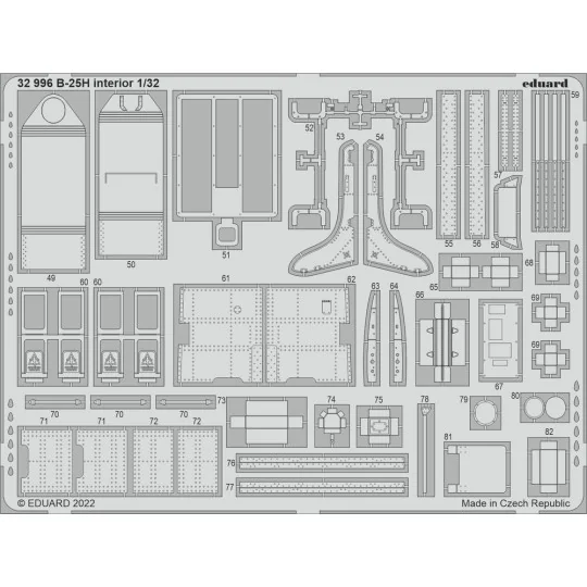 B-25H interior for HKM - Eduard Accessories 32996
