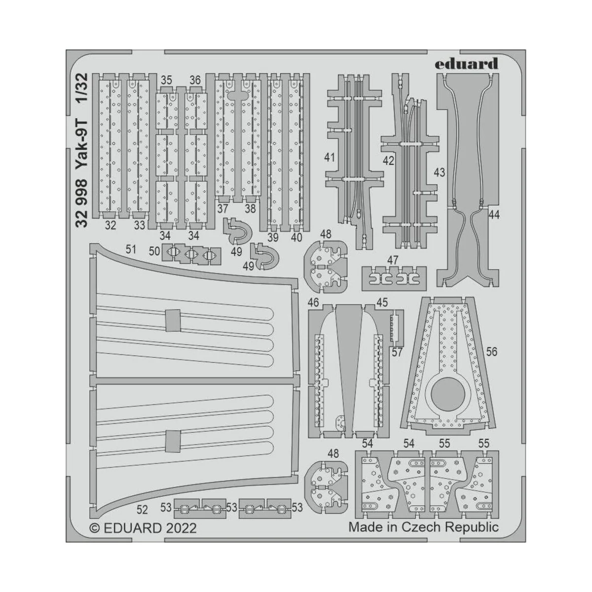 Yak-9T, 1/32 - Eduard Accessories 32998