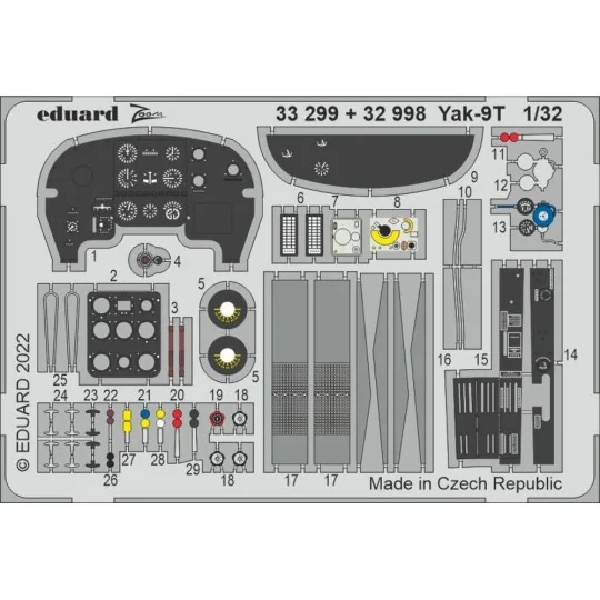 Bf 109G-6, 1/35 - Eduard Accessories 32999