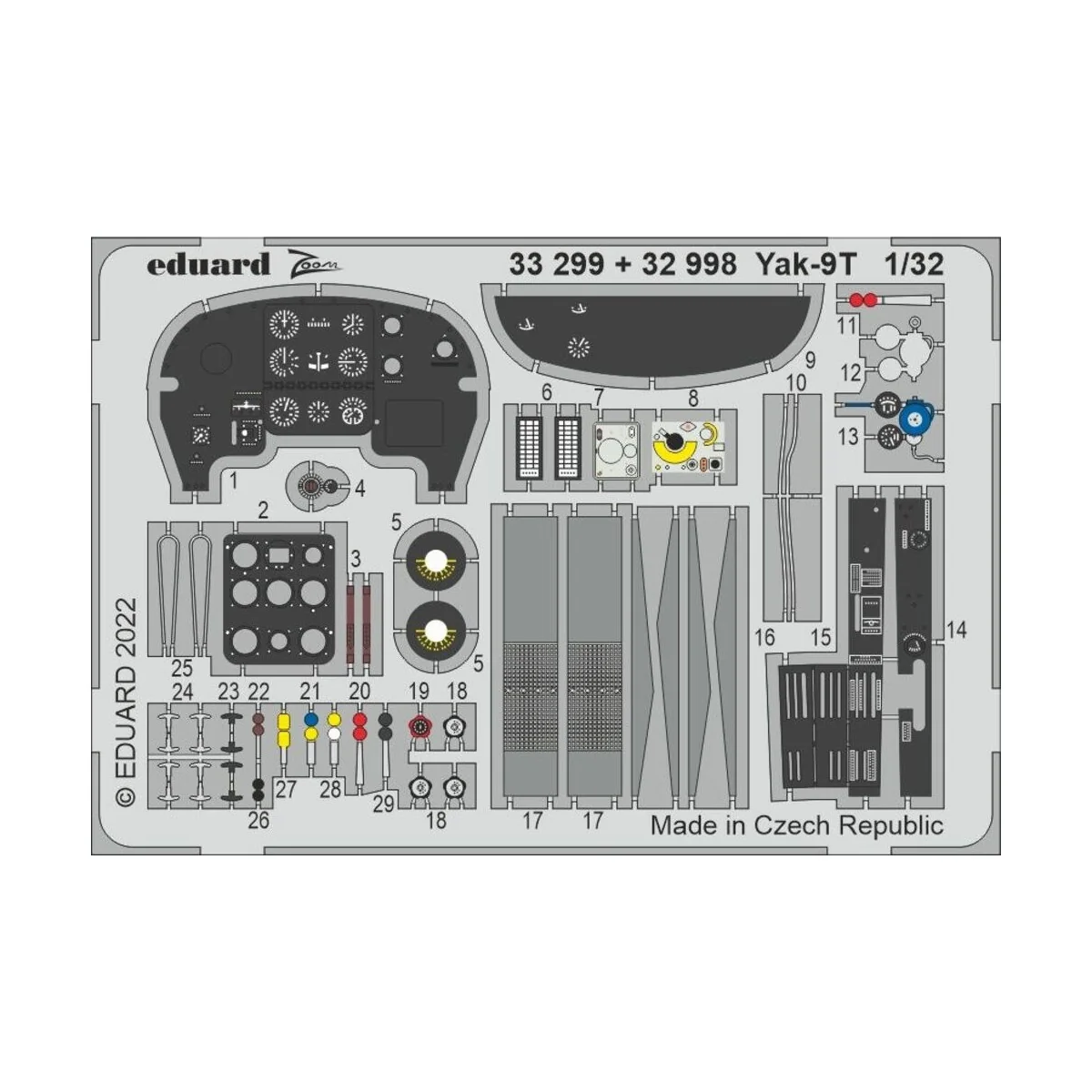Bf 109G-6, 1/35 - Eduard Accessories 32999