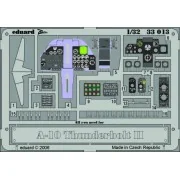 A-10 Thunderbolt II dashboard für Trumpeter-Bausatz, 1/32 - Eduard ...