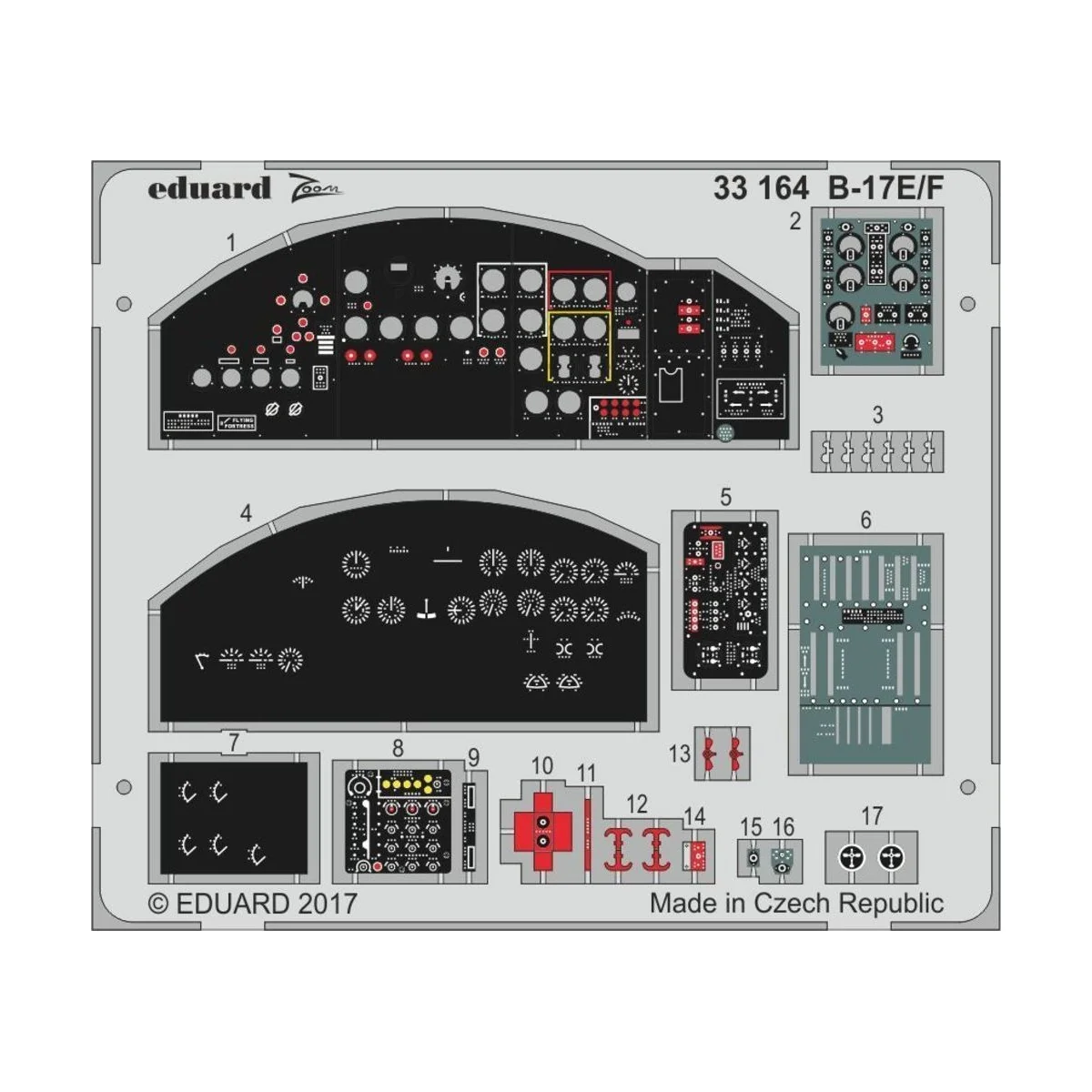 B-17E/F for HKM - Eduard Accessories 33164