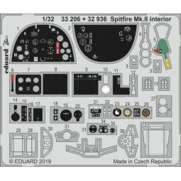 Spitfire Mk.II interior for Revell, 1/32 - Eduard Accessories 33206