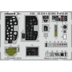 P-47D-20 for Trumpeter, 1/32 - Eduard Accessories 33214
