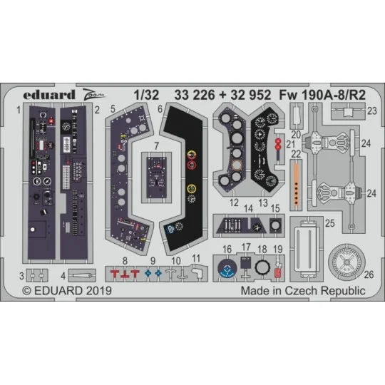 Fw 190A-8/R2 for Revell, 1/32 - Eduard Accessories 33226