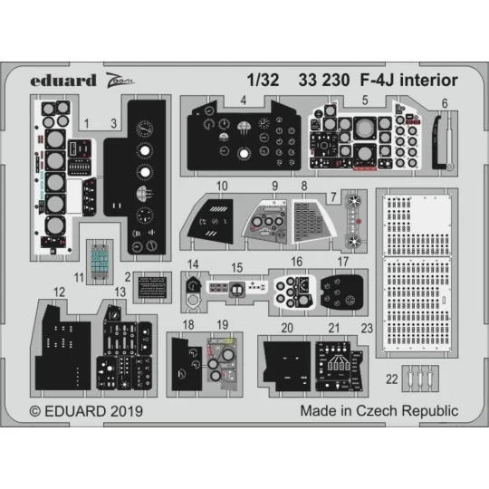 F-4J interior for Tamiya, 1/32 - Eduard Accessories 33230