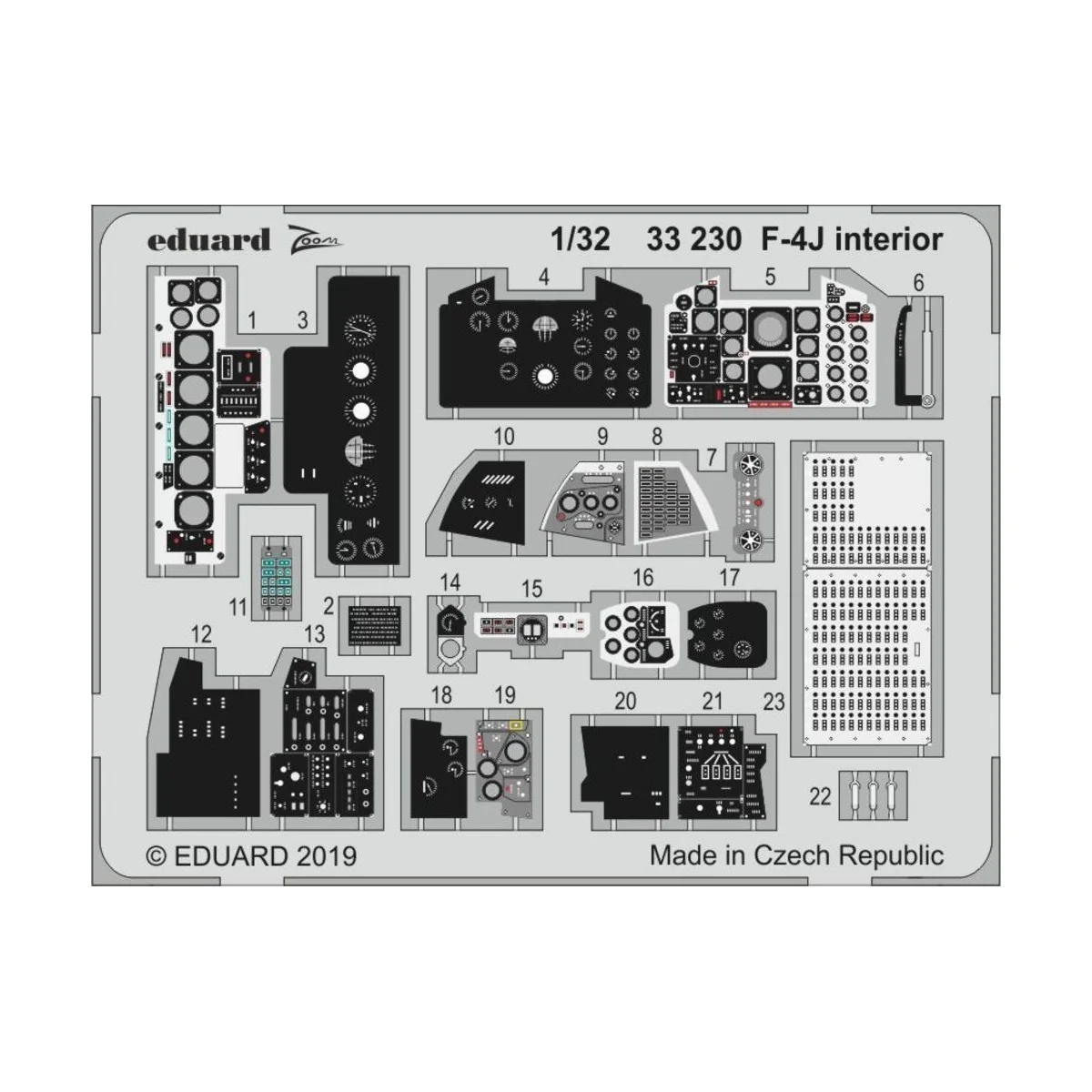F-4J interior for Tamiya, 1/32 - Eduard Accessories 33230