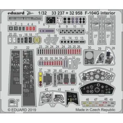 F-104G interior for Italeri, 1/32 - Eduard Accessories 33237