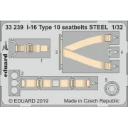 I-16 Type 10 seatbelts STEEL for ICM, 1/32 - Eduard Accessories 33239