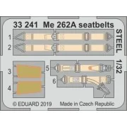 Me 262A seatbelts STEEL f. Revell - Eduard Accessories 33241