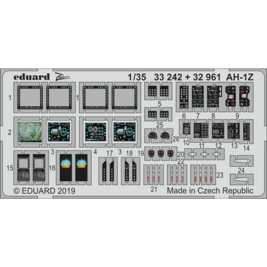 AH-1Z for Academy, 1/32 - Eduard Accessories 33242