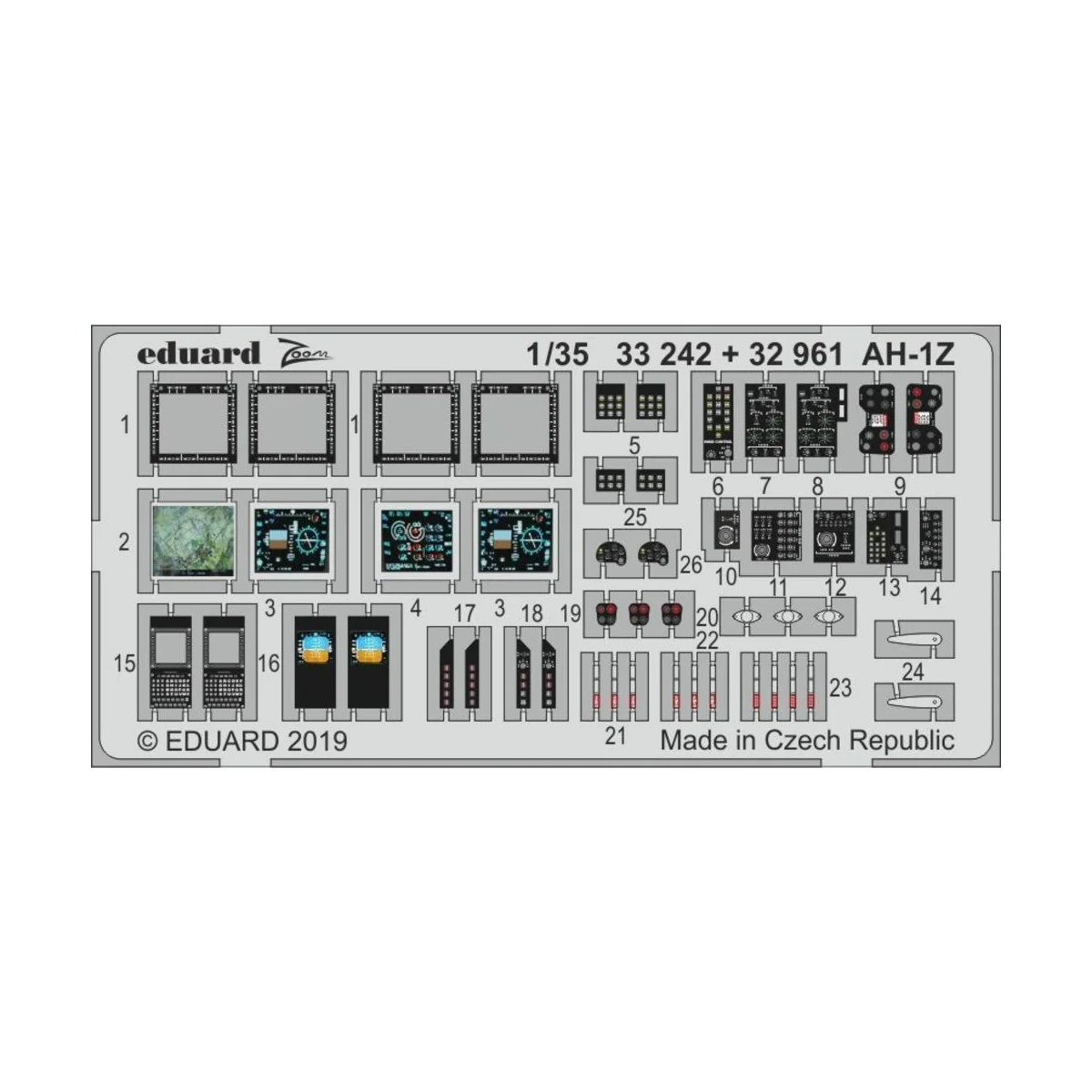 AH-1Z for Academy - Eduard Accessories 33242