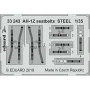 AH-1Z seatbelts STEEL for Academy, 1/32 - Eduard Accessories 33243